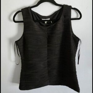 Elegant Black Sleeveless‎ Top, New With Tags